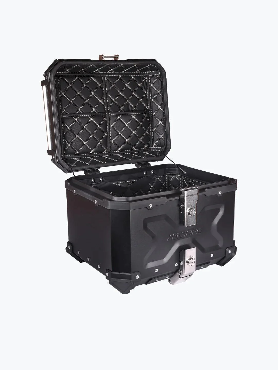 Jb Racing Top Case 45L Black Premium With Back Rest Pad - Image 3