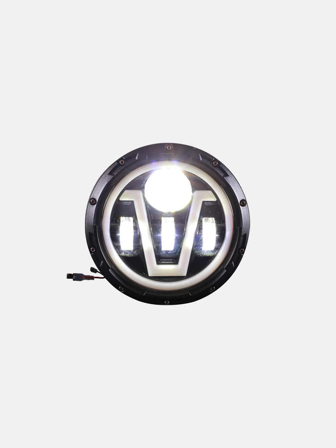 RE Bullet Exclucive 7inch V-Type LED Headlight - Image 5
